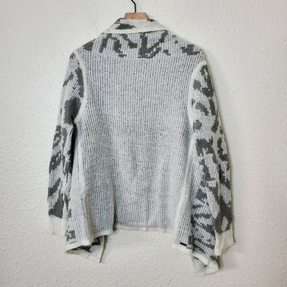 Prana Alberta Reversible Cardigan Sweater Wool Blend Women's Size Small - Picture 3 of 7